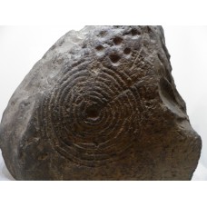 Decorated stone, solar disc, sun disc